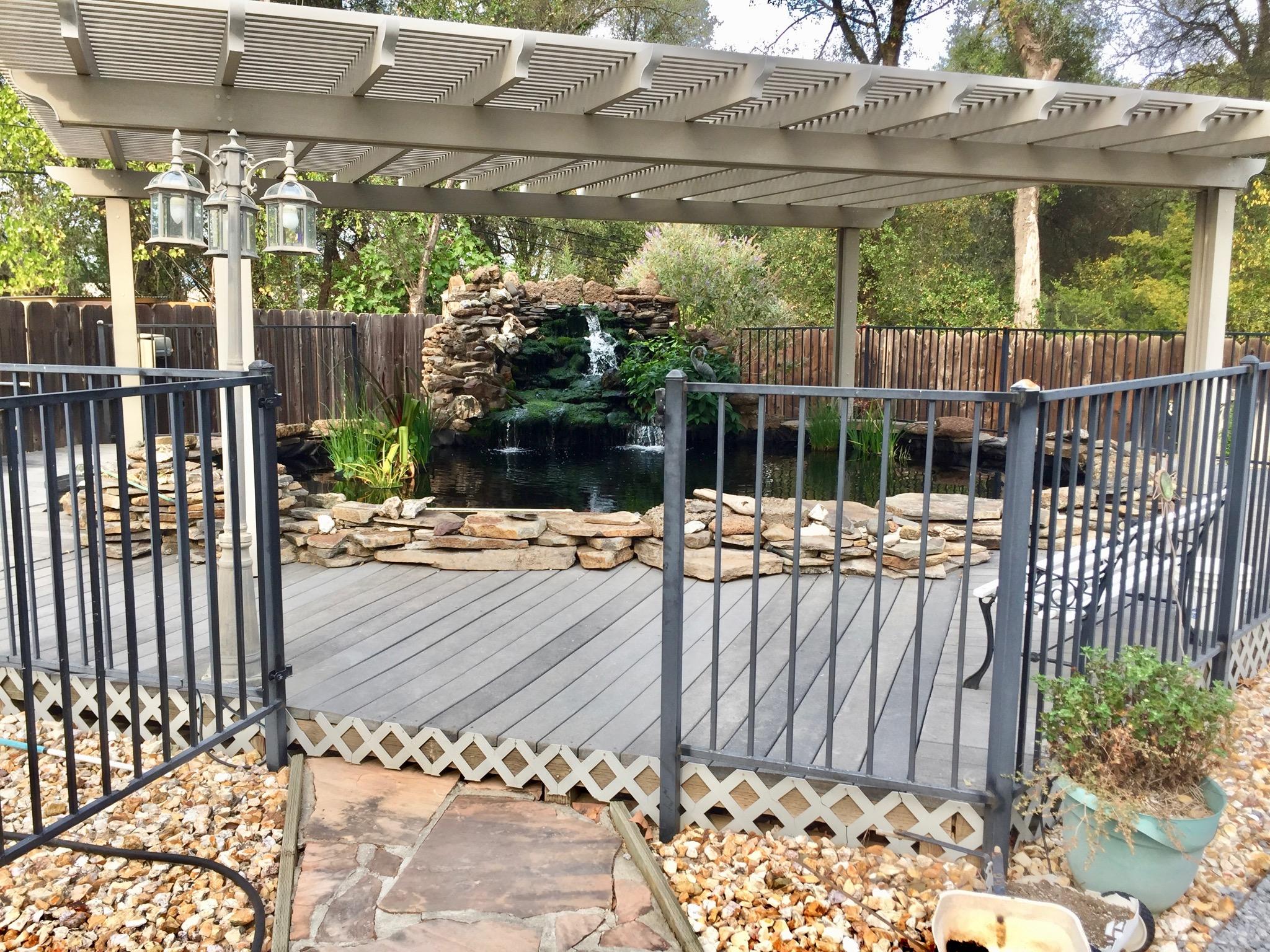 8585 Redbank Road Redding, CA 96001 - Photo 20 of 37 a view of a patio with a chairs