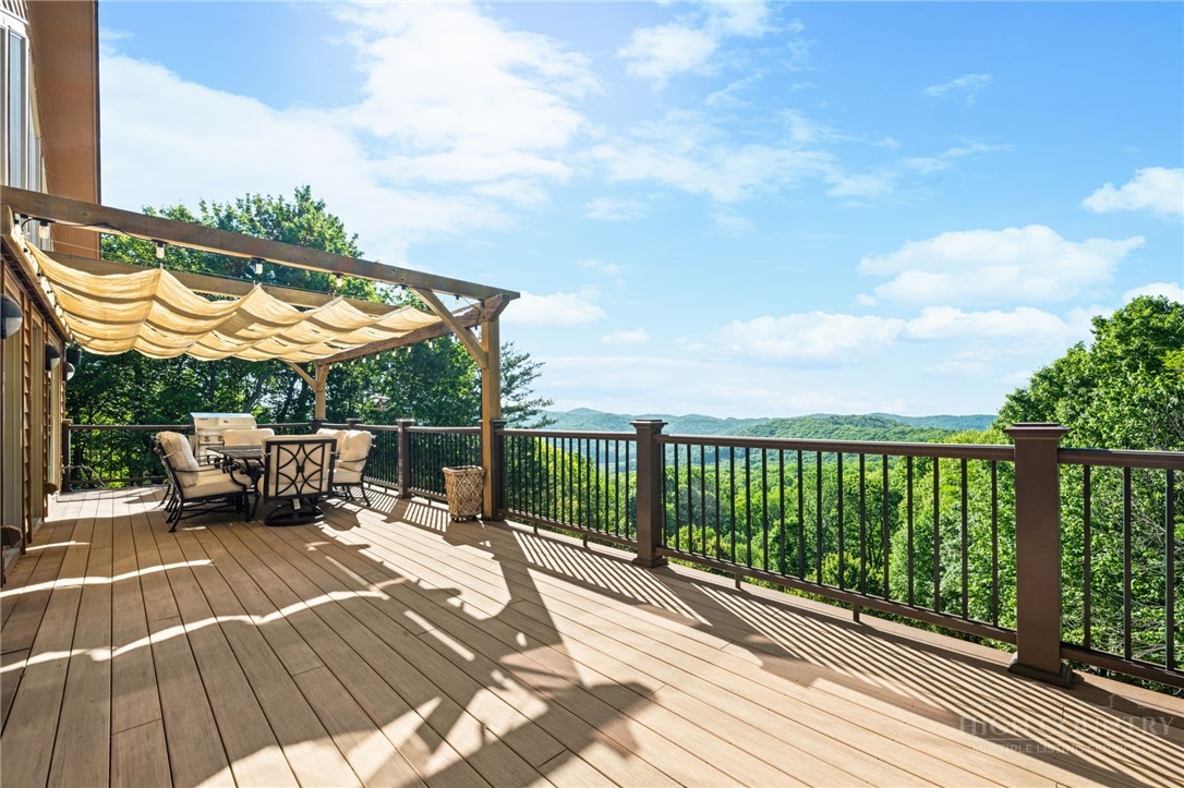 331 Alpine Road Blowing Rock, NC 28605 - Photo 6 of 50 a terrace view with sitting space and garden view