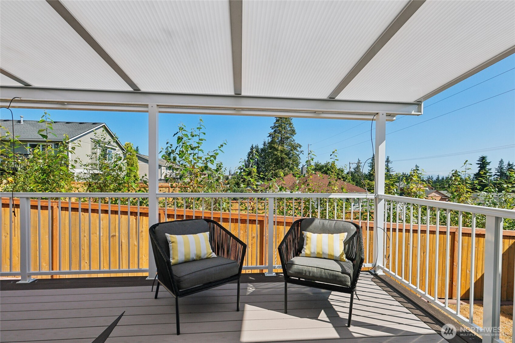 7424 Upper Ridge Road Everett, WA 98203 - Photo 23 of 31 a balcony with wooden floor