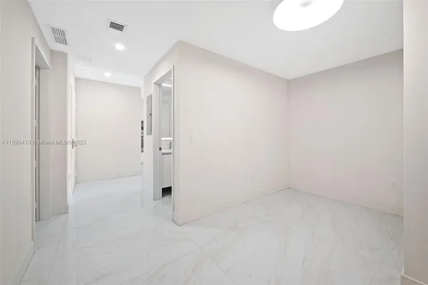 a view of an empty room