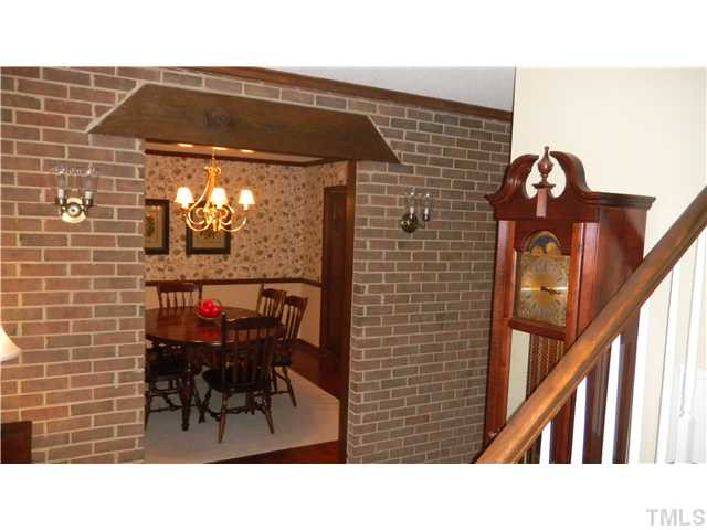 The entry way greets you with a fantastic brick wall which is just the start of the many special features in this great home.