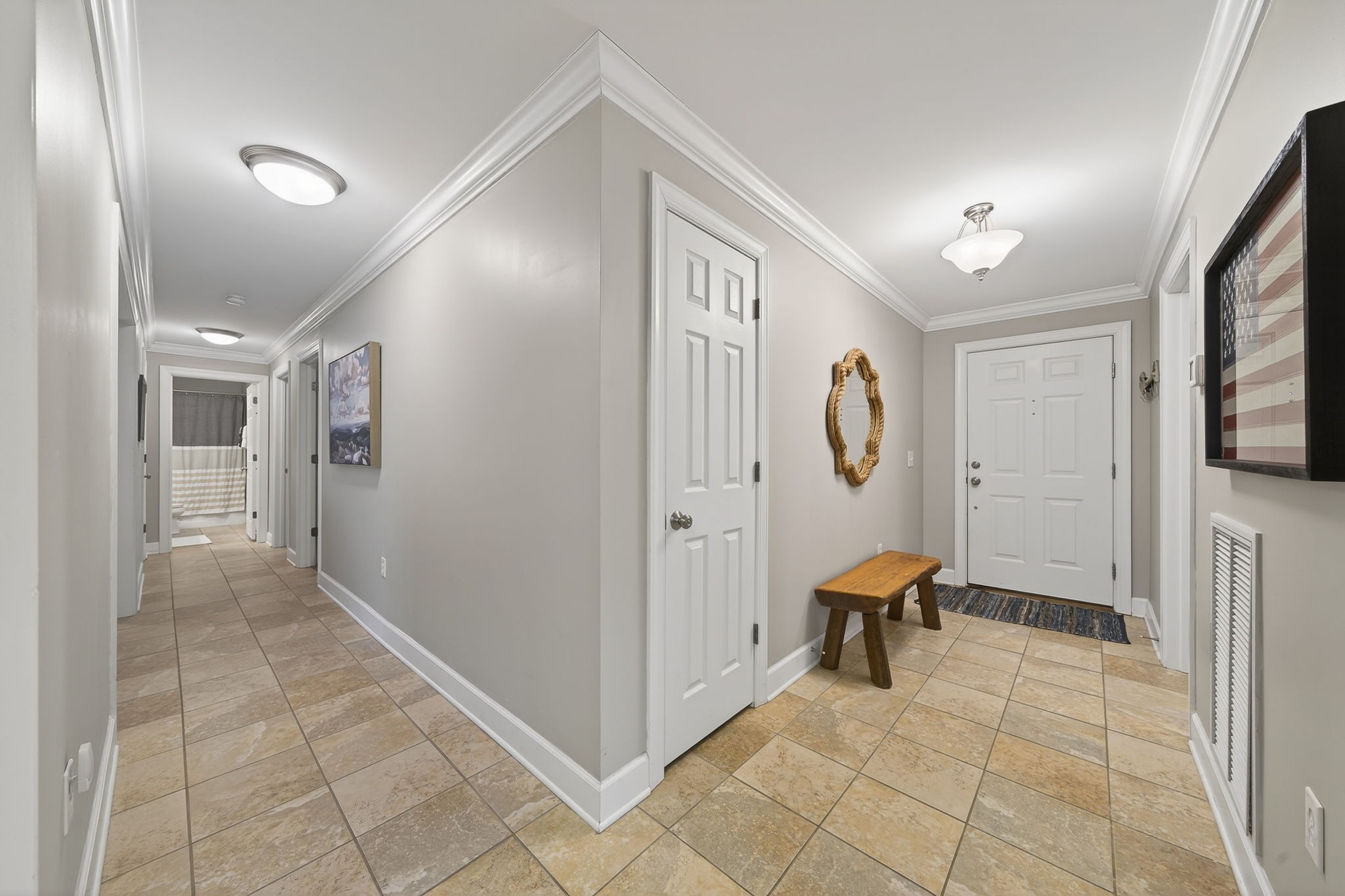 7100 Dale Ridge Road, Unit A1 Lancaster, TN 38569 - Photo 6 of 22 a view of a hallway with closet and bathroom