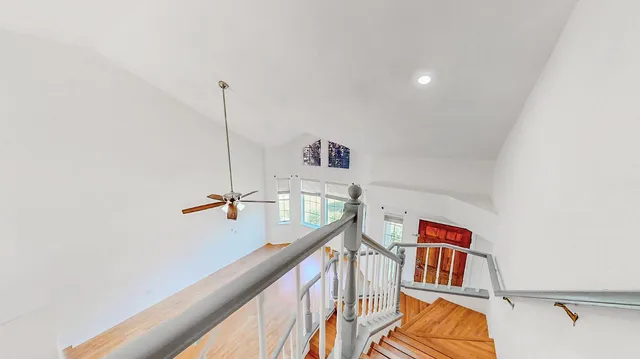 a room with a bed and a television in it