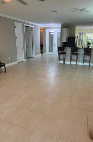 a view of a livingroom with furniture