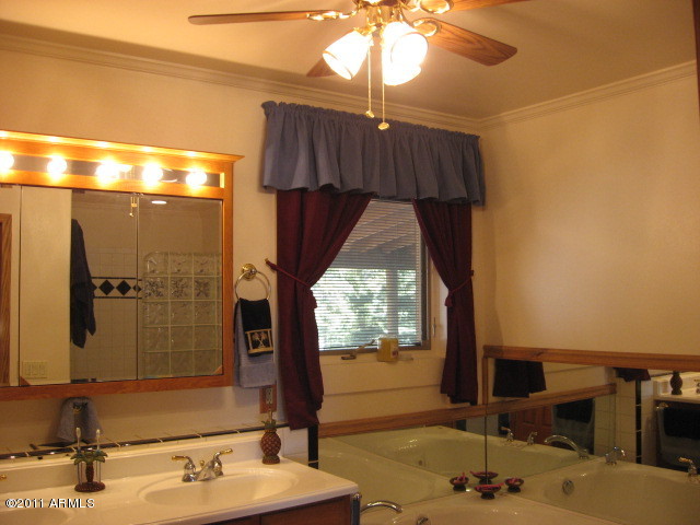 264 Mail Trail Road Young, AZ 85554 - Photo 15 of 54 M bath windows and ceiling fan