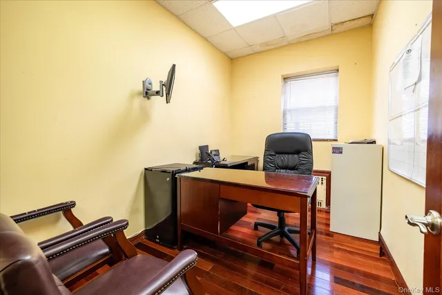 a view of workspace with lounge chair