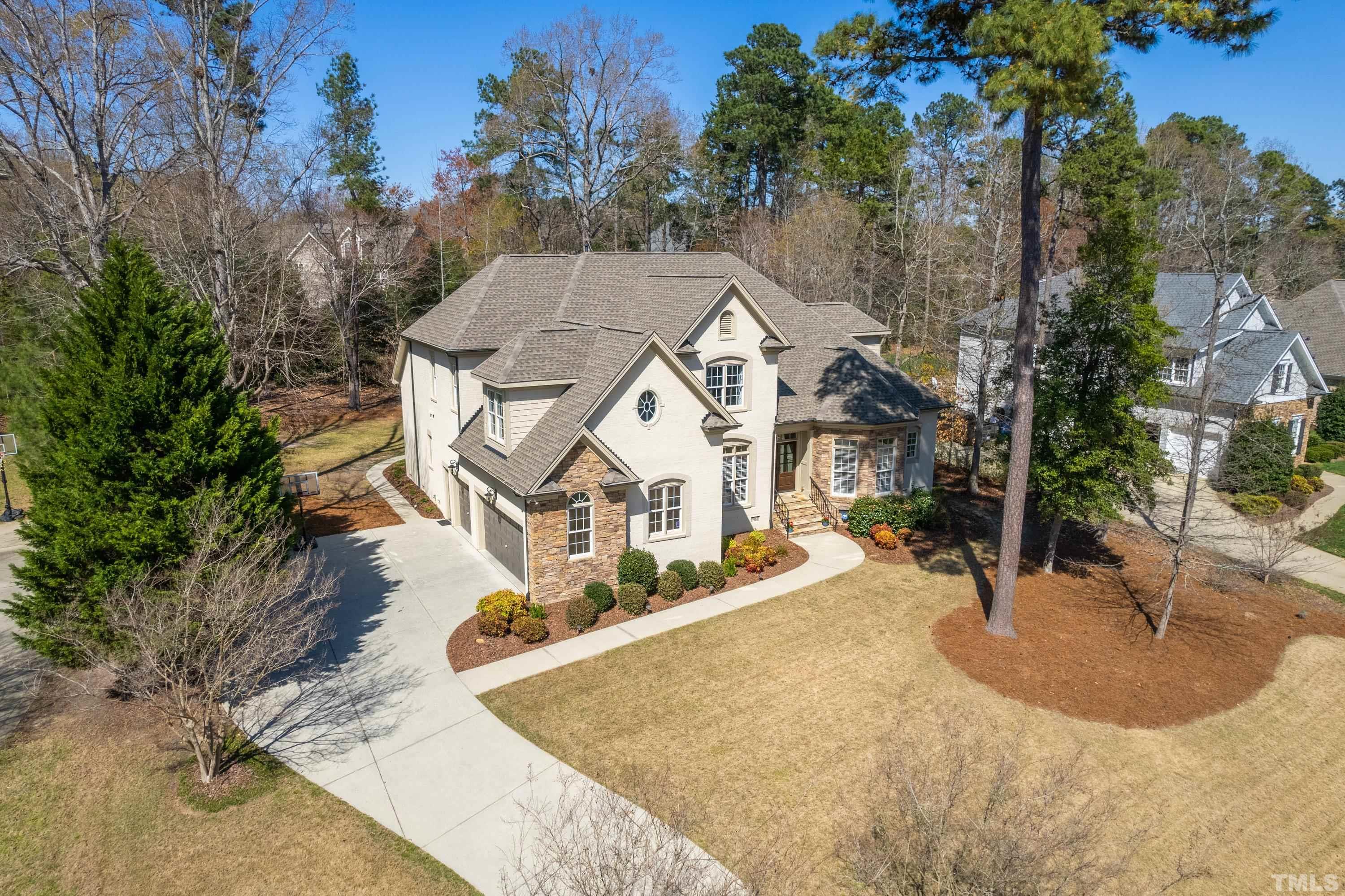 4328 Summer Brook Drive Apex, NC 27539 - Photo 57 of 76 an aerial view of a house