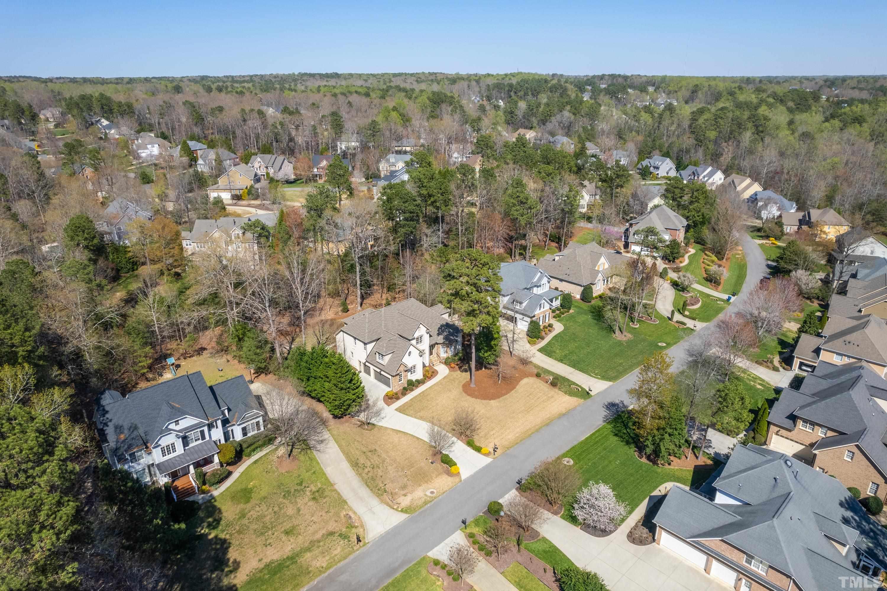 4328 Summer Brook Drive Apex, NC 27539 - Photo 64 of 76 an aerial view of multiple house