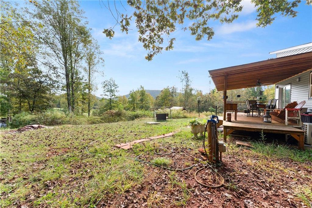 101 Rocket Drive Cleveland, GA 30528 - Photo 17 of 20 a view of a backyard with plants and a patio