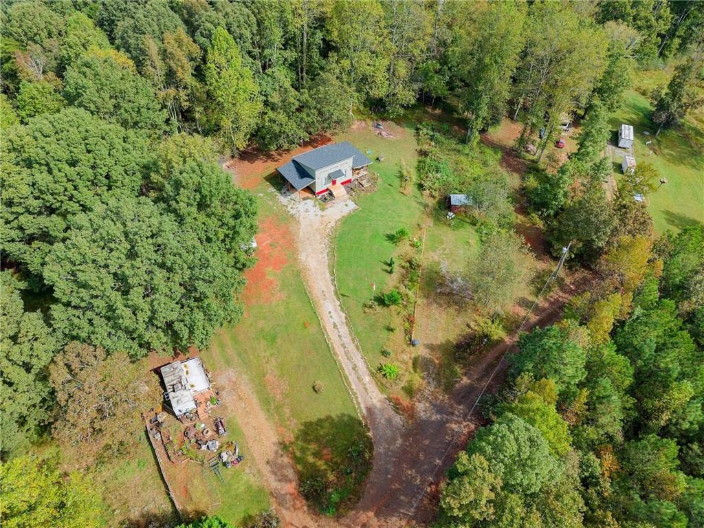 101 Rocket Drive Cleveland, GA 30528 - Photo 4 of 20 an aerial view of residential house with outdoor space and trees all around