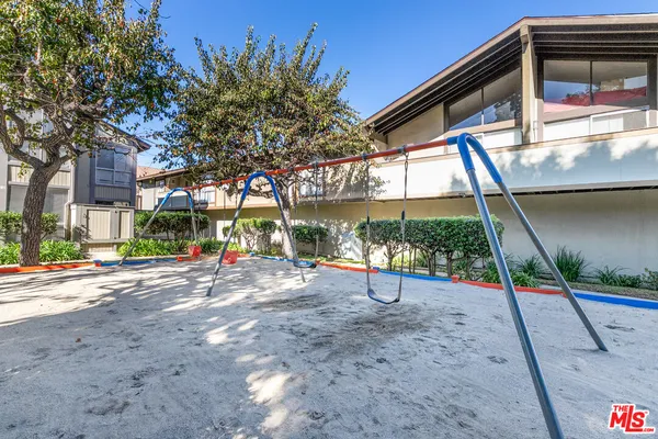 a view of outdoor space with seating