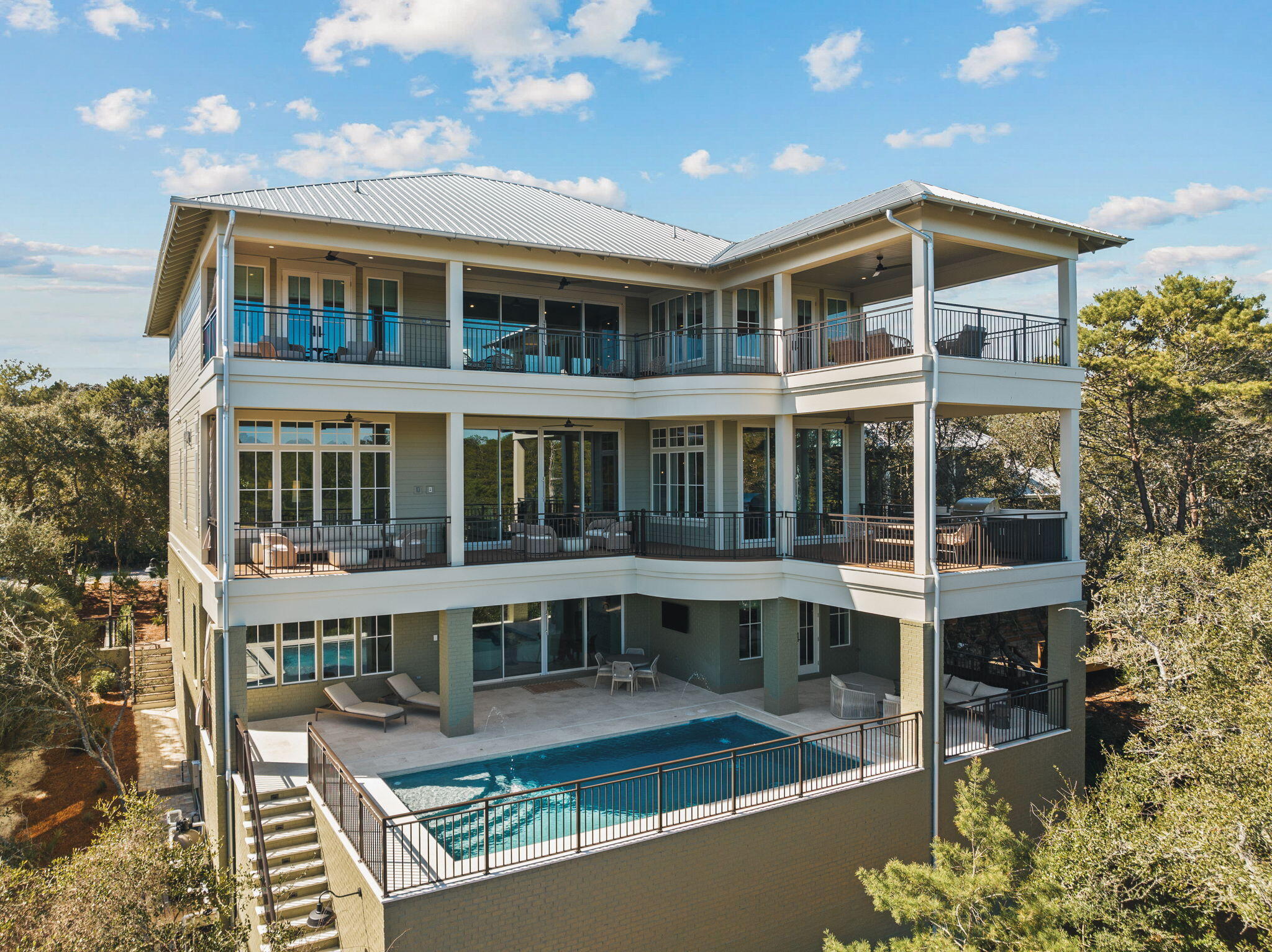 157 Blue Lake Road Santa Rosa Beach, FL 32459 - Photo 52 of 83 Rear Elevation