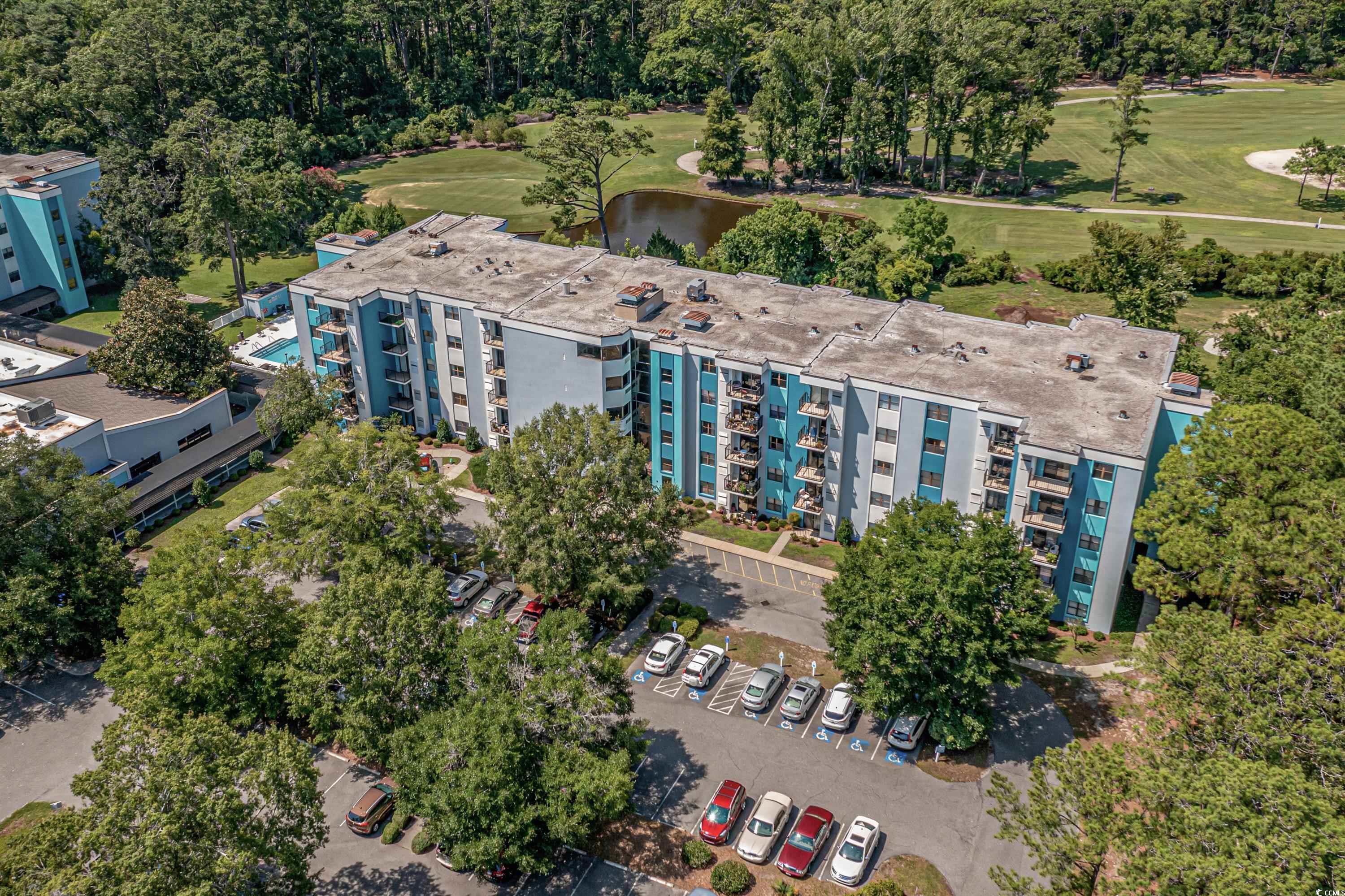 5001 Little River Road, Unit E219 Myrtle Beach, SC 29577 - Photo 28 of 34 Bird's eye view featuring a water view