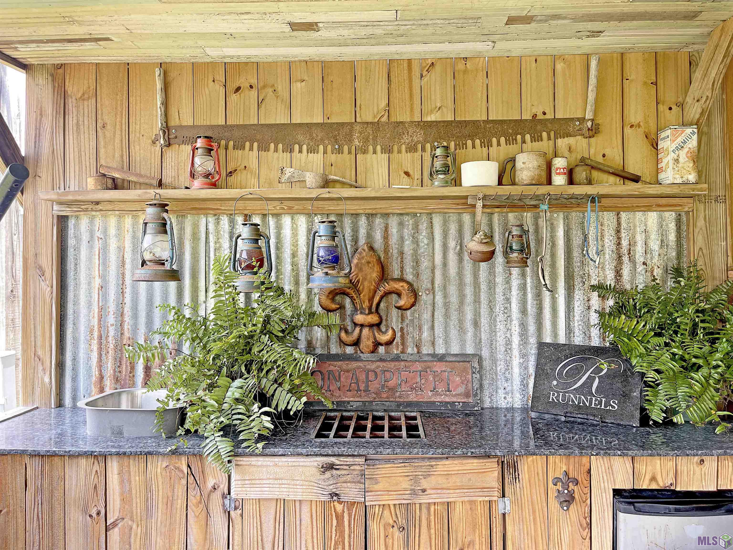 11550 Herman Ernest Road Denham Springs, LA 70706 - Photo 12 of 14 Back Porch Built in Grill