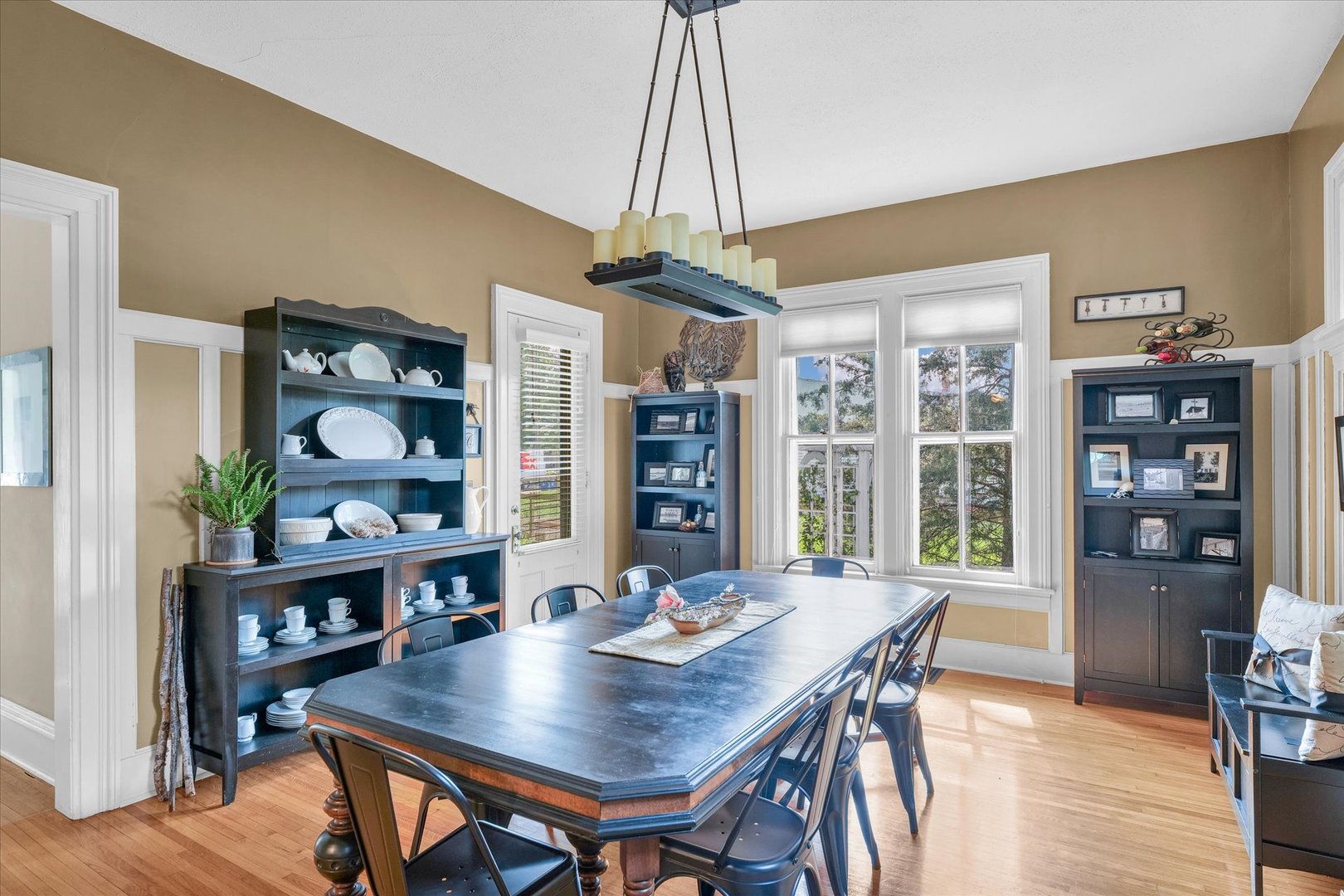320 East Locust Street Watseka, IL 60970 - Photo 24 of 95 a view of a dining room with furniture window and wooden floor