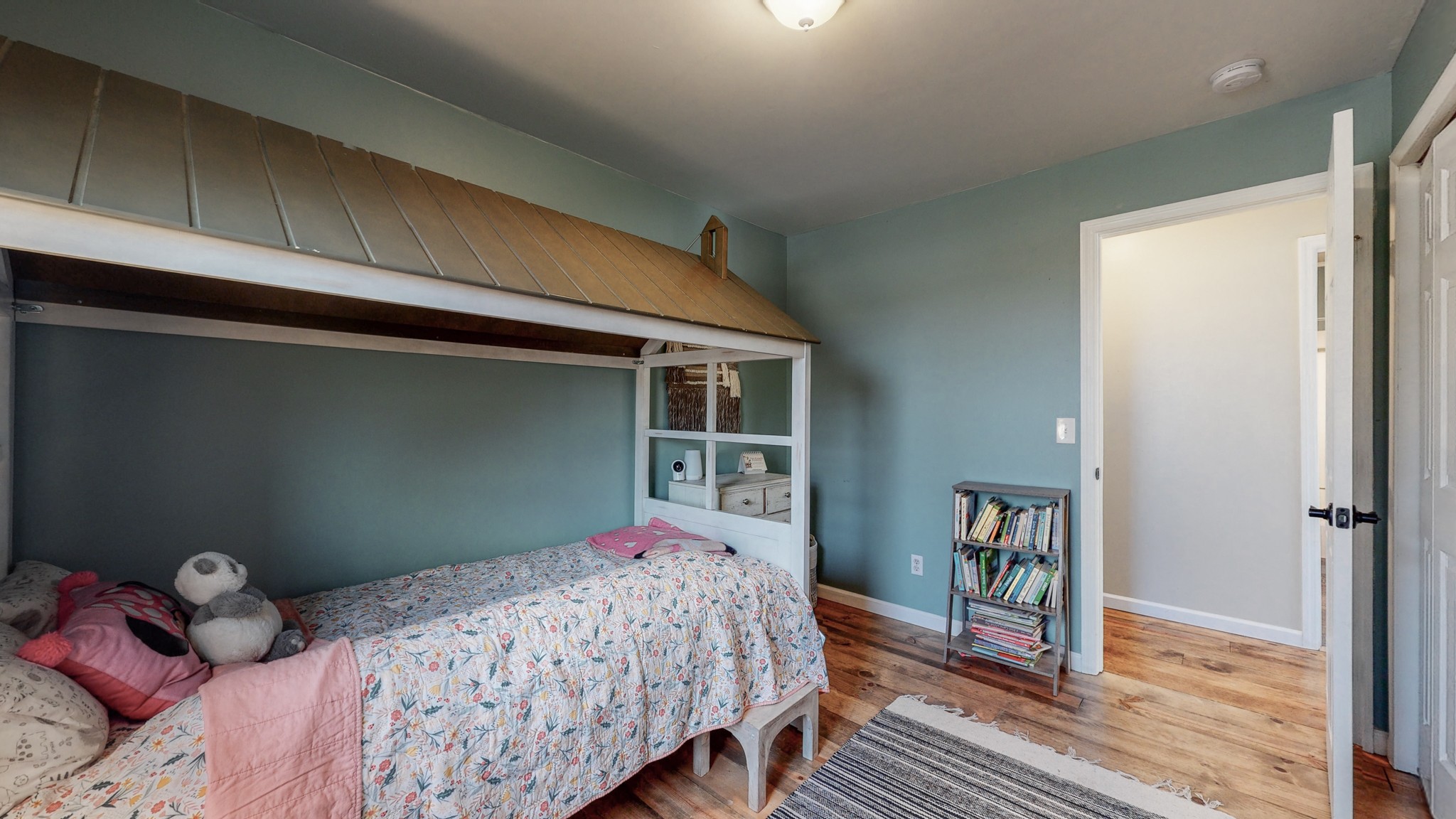 2615 Baugh Road Thompson's Station, TN 37179 - Photo 14 of 60 a bedroom with a bed and wooden floor