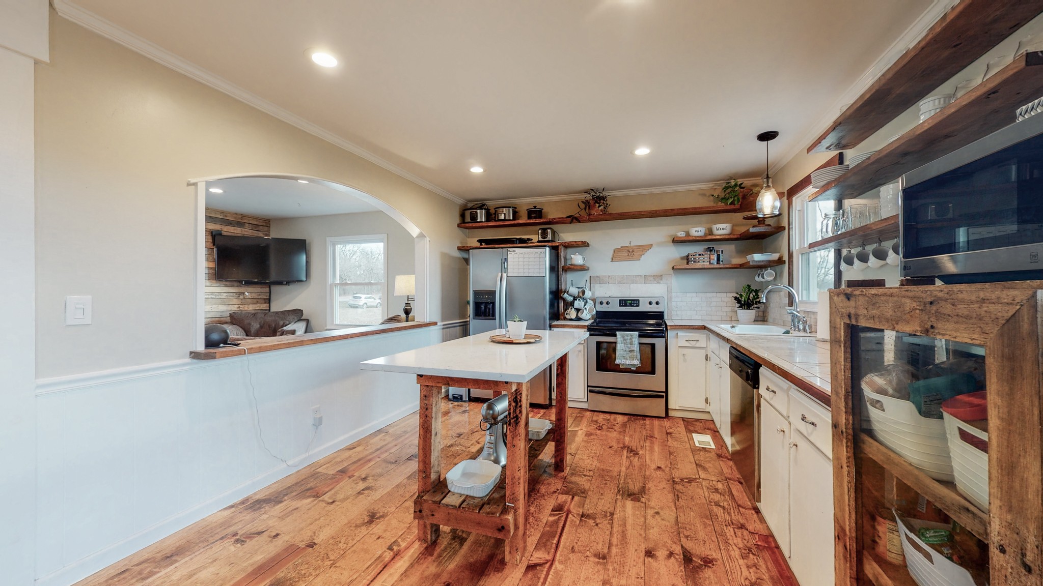 2615 Baugh Road Thompson's Station, TN 37179 - Photo 9 of 60 a kitchen with lots of counter top space and appliances