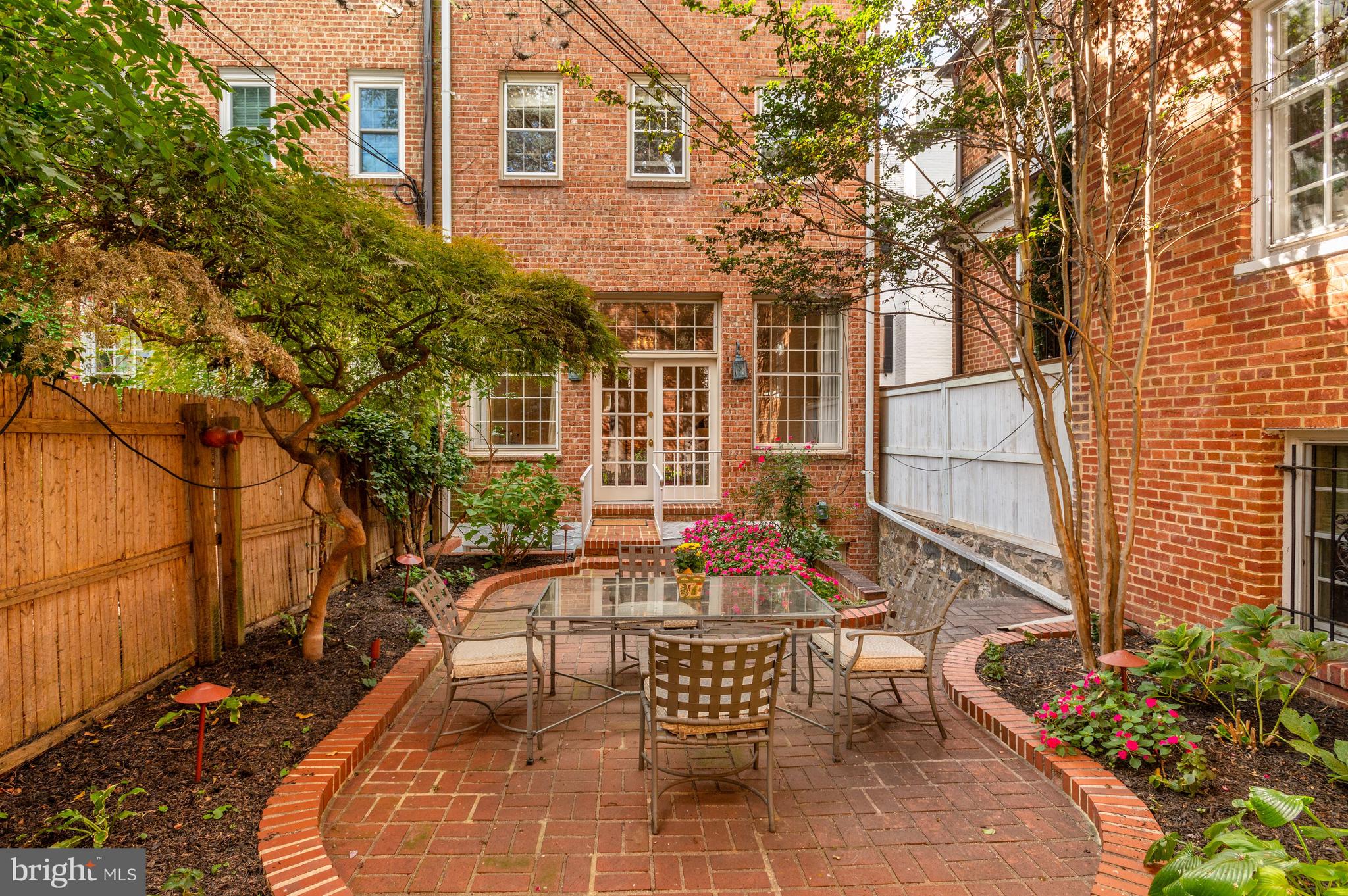 1675 34th Street Northwest Washington, DC 20007 - Photo 39 of 41 Garden, looking towards house