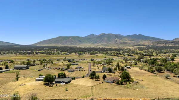 a view of city and mountain