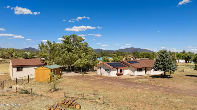 a view of city and mountain
