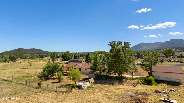 a view of a lake with a mountain