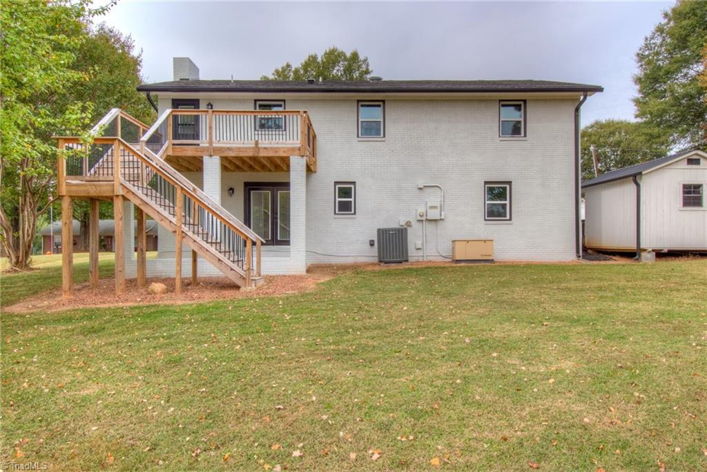 5811 Moravia Road Winston-Salem, NC 27127 - Photo 32 of 40 Rear of home with new deck!