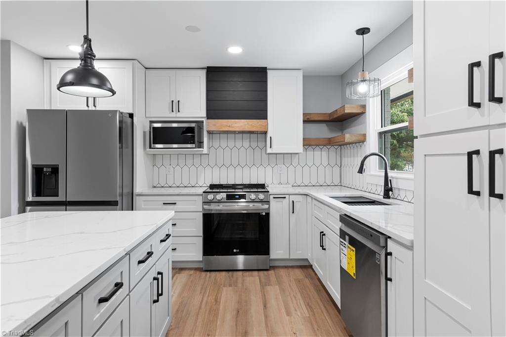 5811 Moravia Road Winston-Salem, NC 27127 - Photo 8 of 40 Beautiful new kitchen with all appliances included!