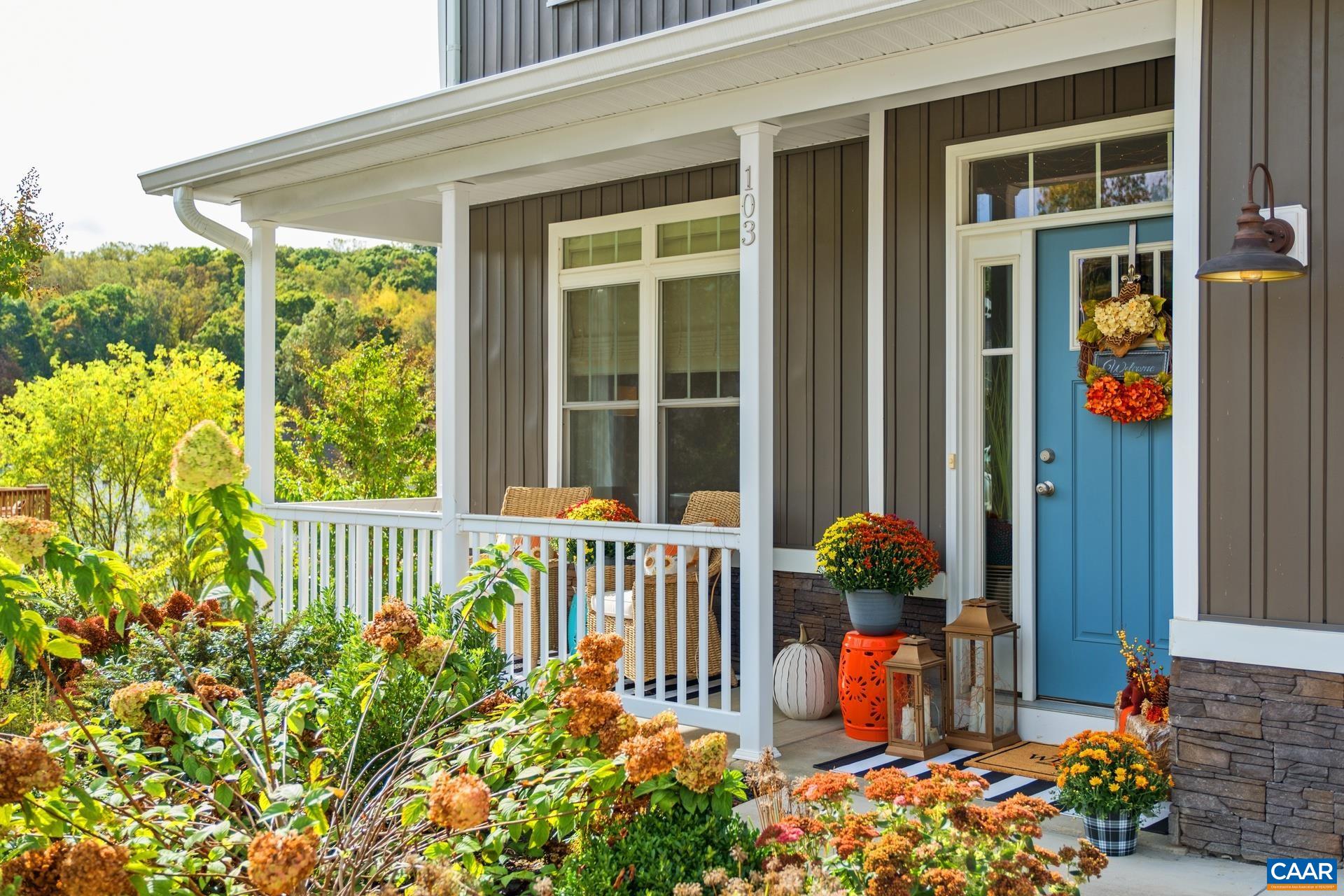 103 Oakstone Run Staunton, VA 24401 - Photo 7 of 42 a front view of a house having outdoor seating