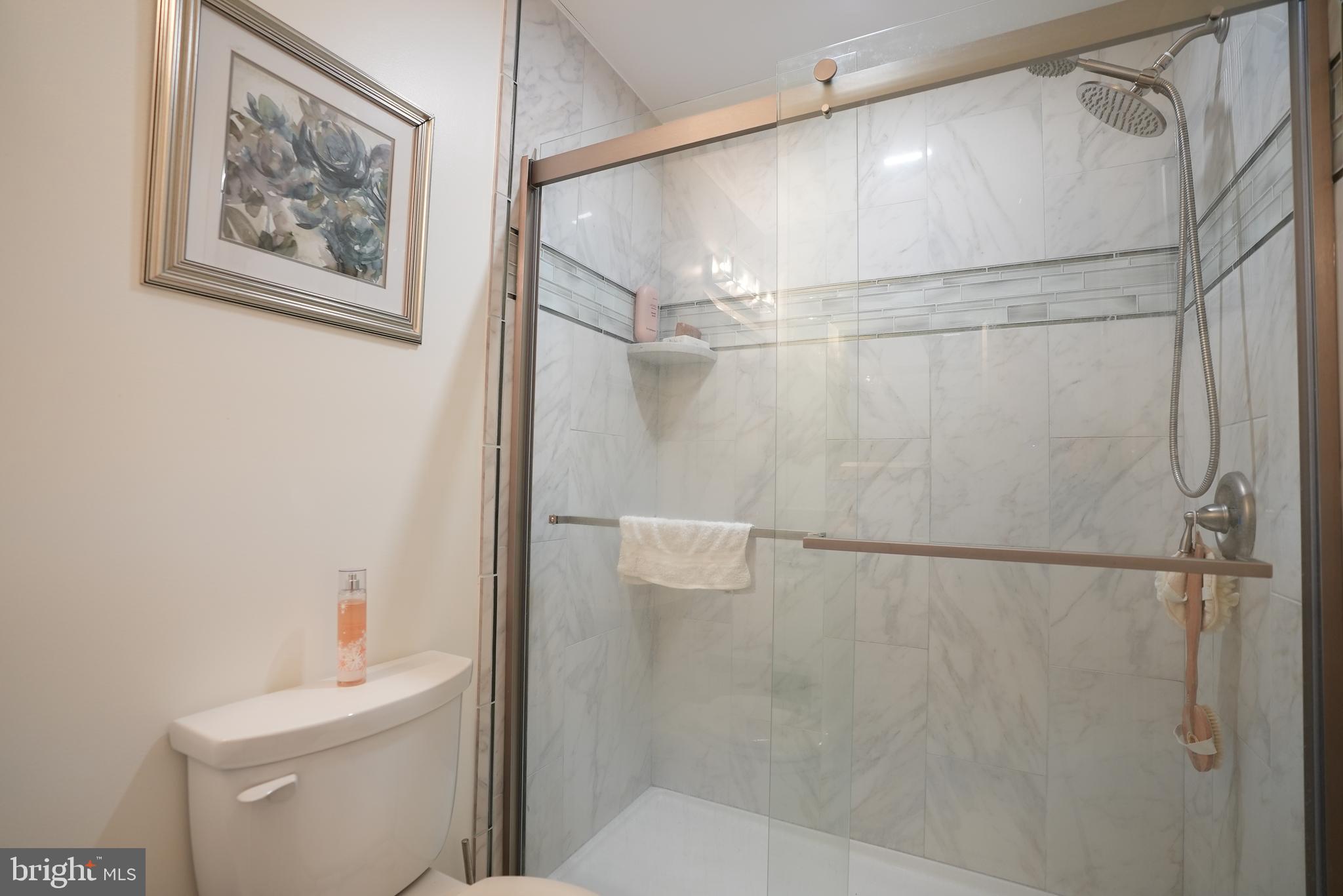 18 Cobblestone Court Sicklerville, NJ 08081 - Photo 32 of 56 a bathroom with a shower and a toilet
