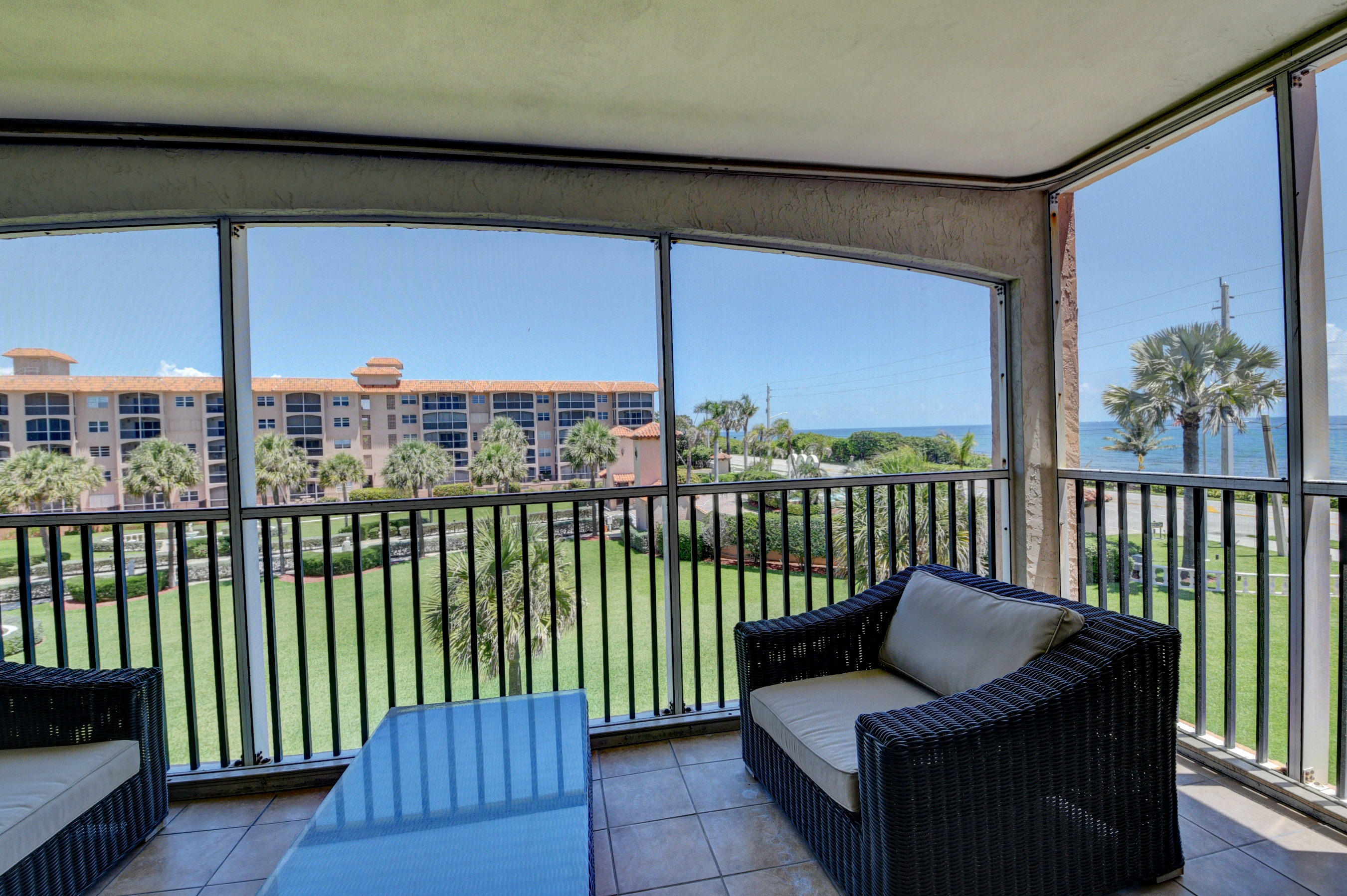 2871 North Ocean Boulevard, Unit D304 Boca Raton, FL 33431 - Photo 18 of 28 Screened Balcony