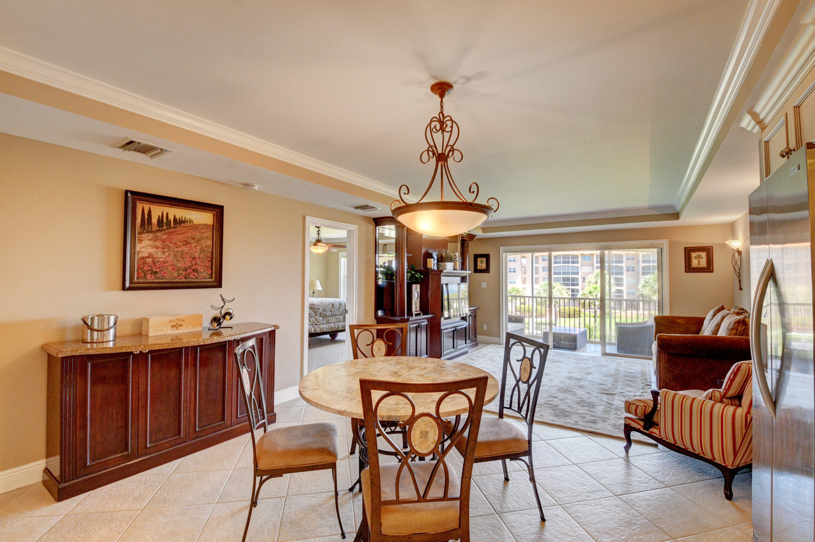 2871 North Ocean Boulevard, Unit D304 Boca Raton, FL 33431 - Photo 6 of 28 Dining Living Room