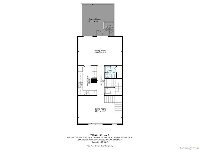 a picture of a bench in front of a wall