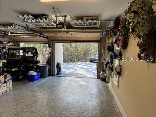 10 Hasty Point Place Bluffton, SC 29909 - Photo 41 of 53 View of garage interior with epoxy flooring