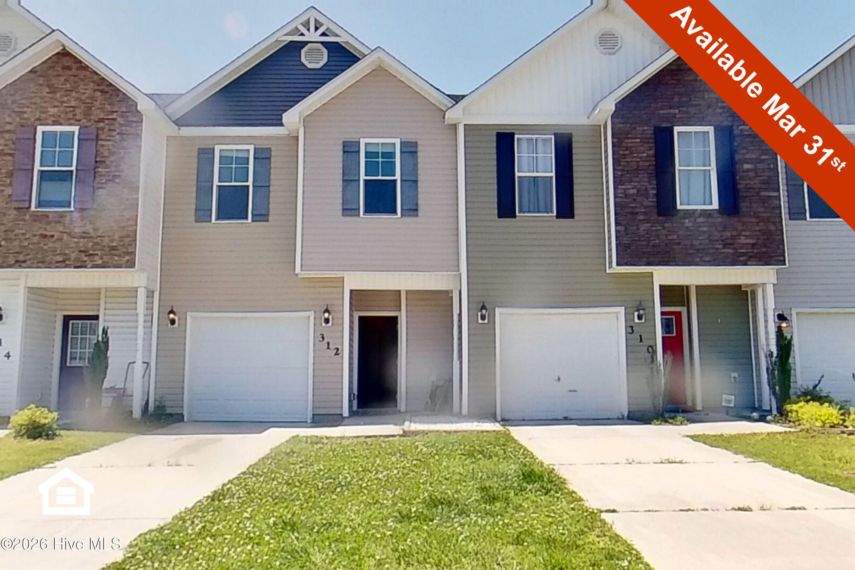 312 Cedar Island Trail Holly Ridge, NC 28445 - Photo 1 of 28 Front of Townhouse