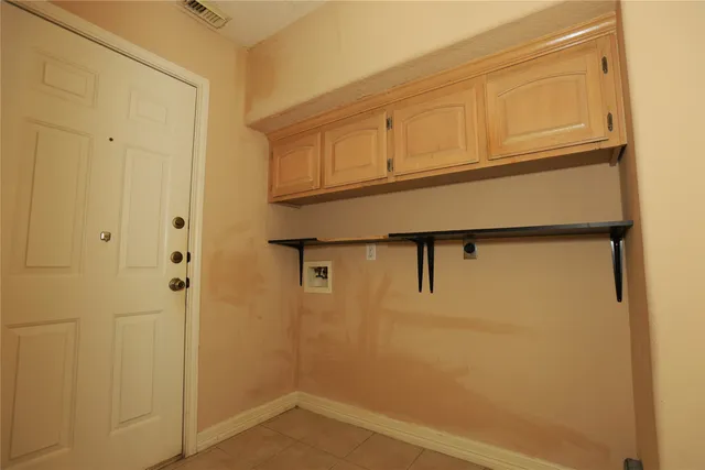 a close view of closet