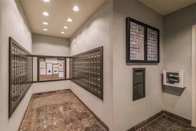 a view of a city with tall buildings