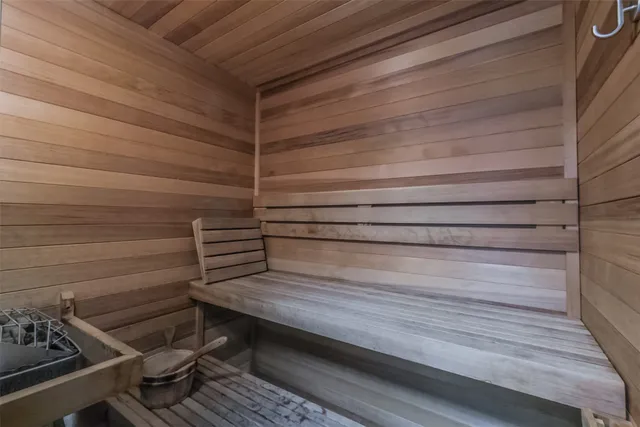 a view of a door and chair