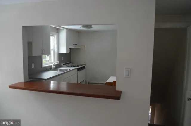 a close view of kitchen sink