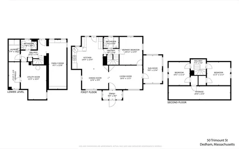 $739,000 | 50 Trimount Street, Dedham, MA 02026