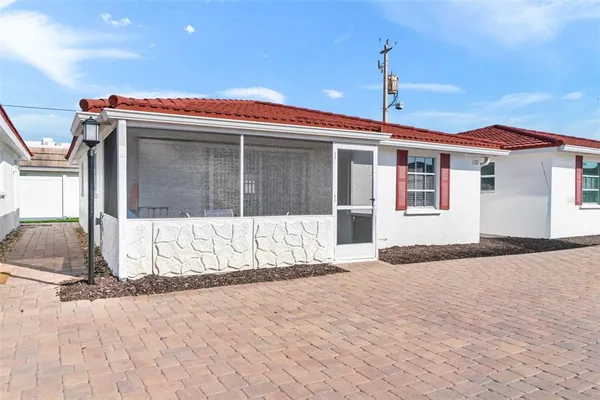 a view of a house with wooden floor