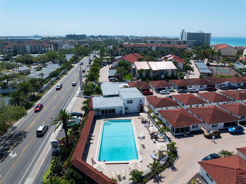 6154 Midnight Pass Road, Unit A05 Sarasota, FL 34242 - Photo 23 of 39 an aerial view of a city
