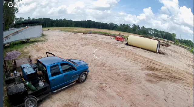 a view of roof with sitting area