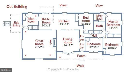 8615 Emory Grove Road Gaithersburg, MD 20877 - Photo 27 of 27 Main Level Floor Plan