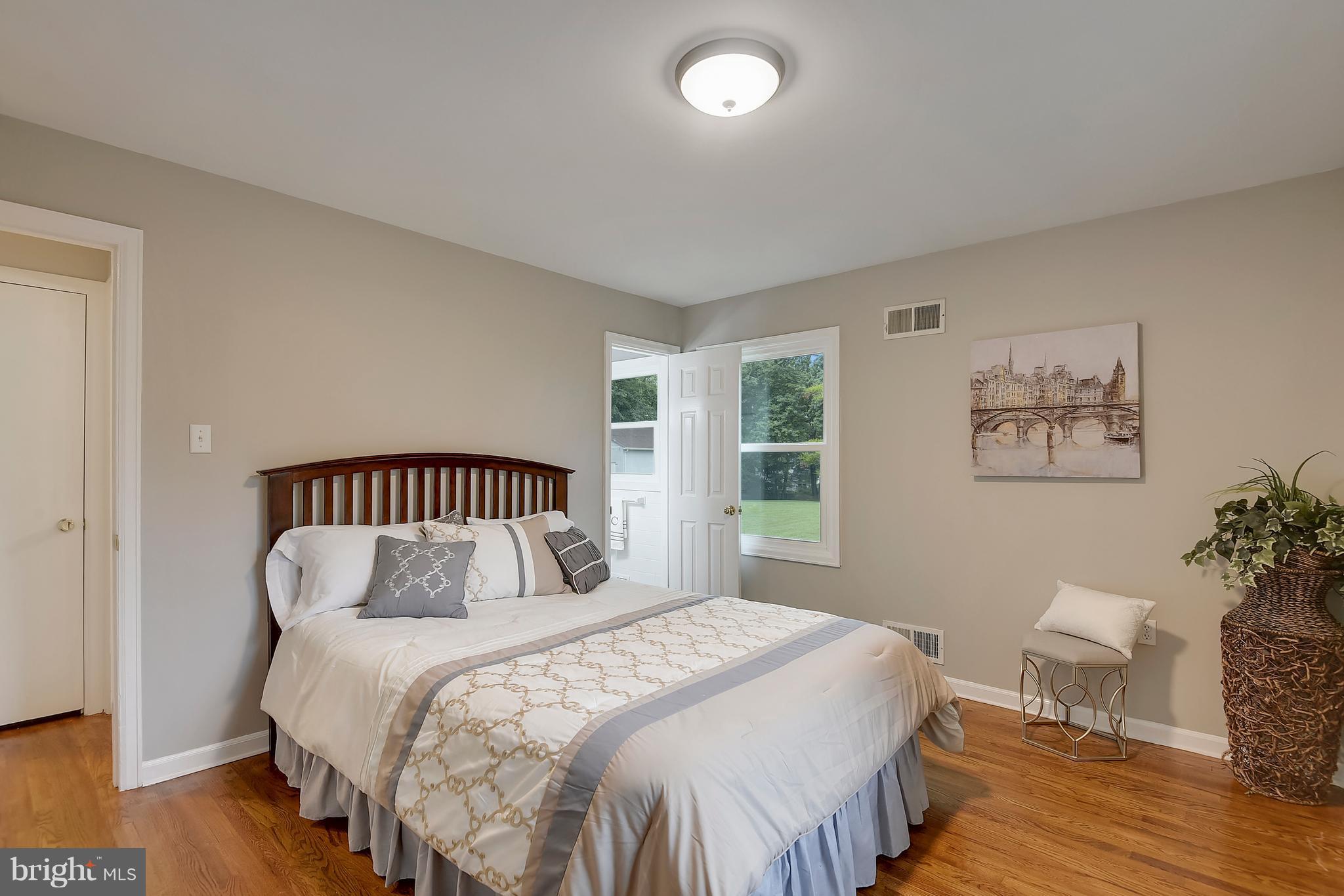 8615 Emory Grove Road Gaithersburg, MD 20877 - Photo 10 of 27 Master Bedroom with view to Back Yard