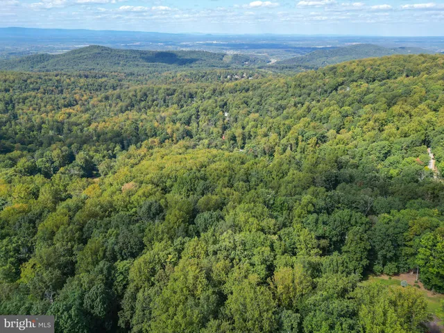 a view of an outdoor space with mountain view