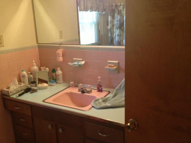 144 Woodcott Road Ferrum, VA 24088 - Photo 21 of 21 a bathroom with a sink and a mirror