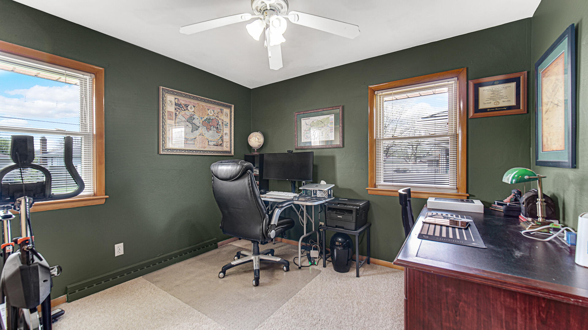3232 Laporte Street Highland, IN 46322 - Photo 14 of 26 a view of a workspace with furniture and a window