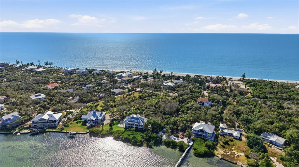 Manasota Key Road Englewood, FL 34223 - Photo 9 of 16 an aerial view of a houses with a yard