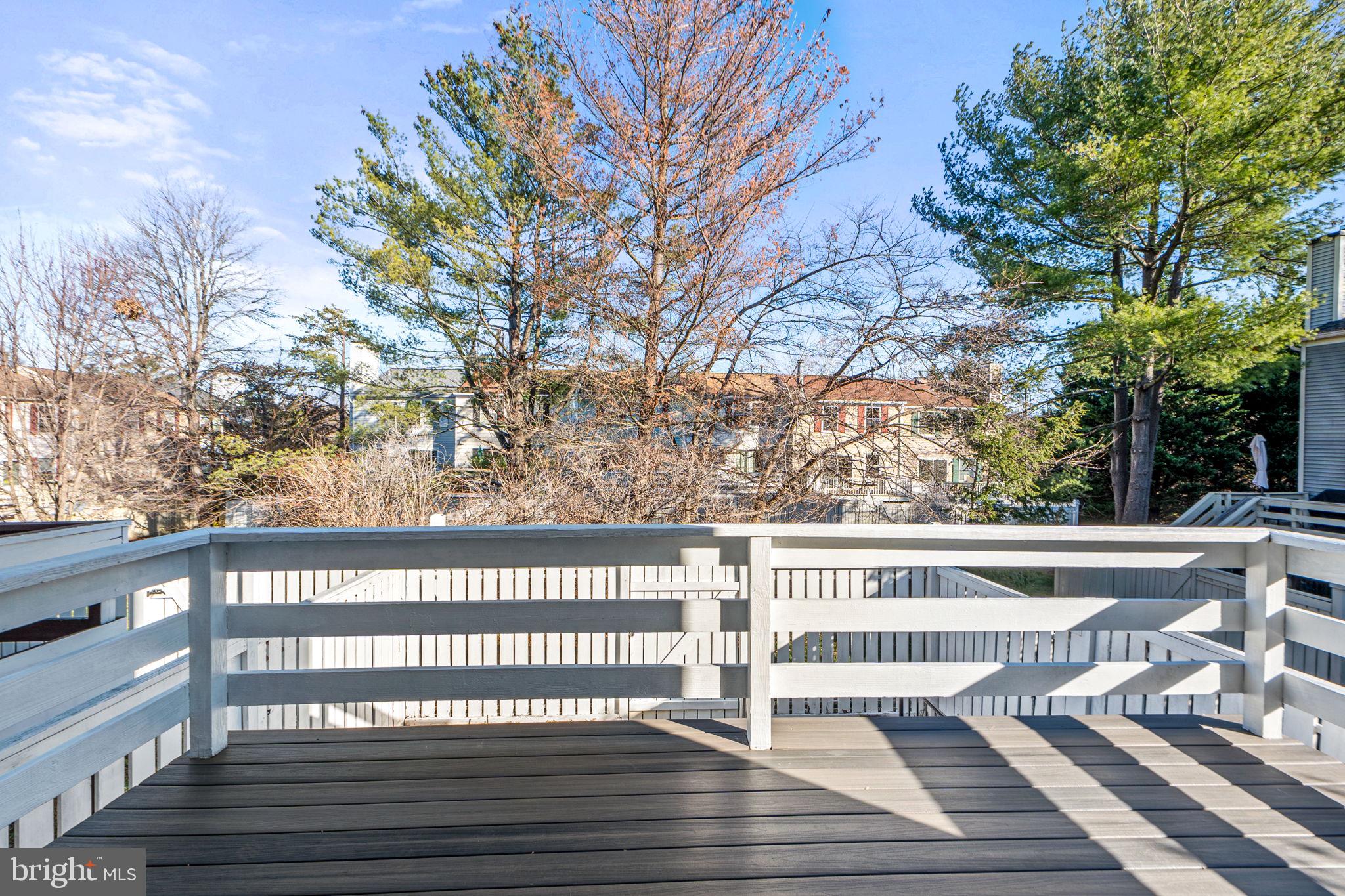 1747 Sundance Drive Reston, VA 20194 - Photo 13 of 36 a view of a bench in the roof deck
