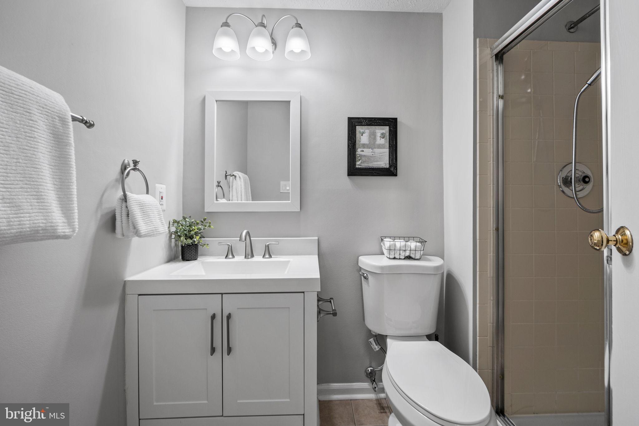 1747 Sundance Drive Reston, VA 20194 - Photo 27 of 36 a bathroom with a toilet sink and mirror